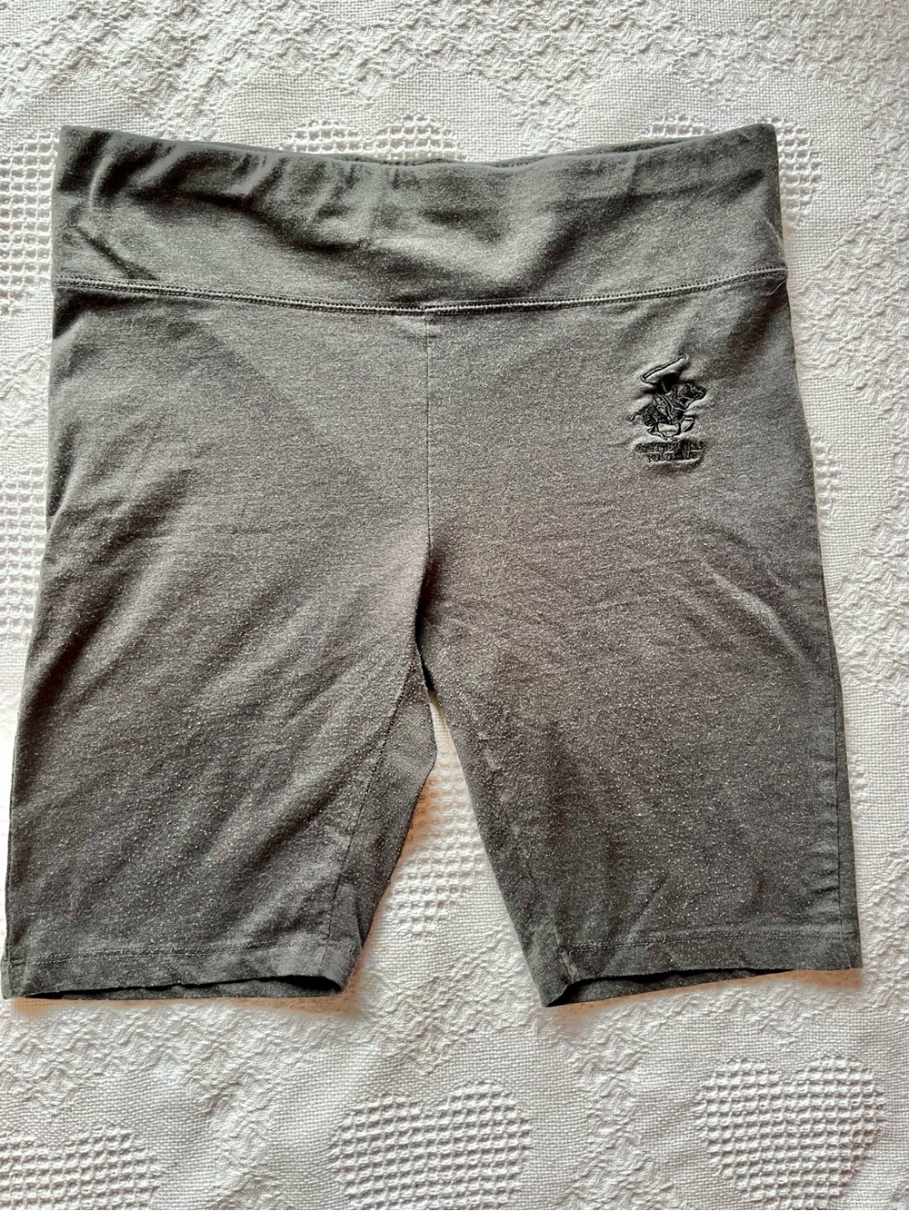 Beverly Hills Polo Club Charcoal Gray Athletic Bike Shorts for Gym Rats!